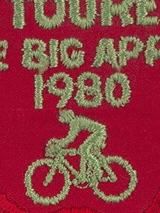  Fabric Patches Supporting American Youth Hostel And The New York Bike Marathon