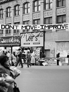 Don't Move Improve/ Westchester Avenue At Third Avenue In The Hub, The Bronx