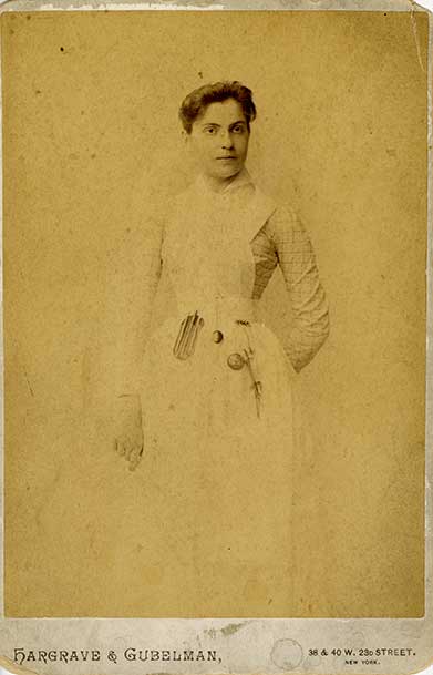 Lillian D. Wald As A Student In The New York Hospital Training School For Nurses