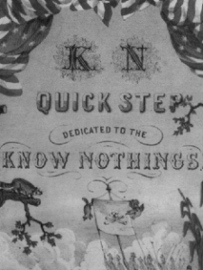 Sheet Music Cover, “K N Quick Step”