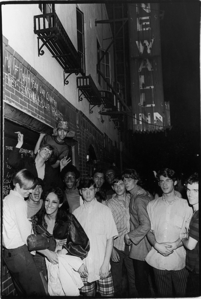 Mixed Crowd Outside The Stonewall Inn