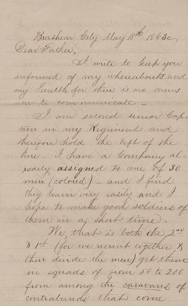 Letter From Frederick Man To A. P. Man