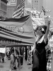 Christopher Street Liberation Day, 1973, Sylvia And Bebe Power Salute
