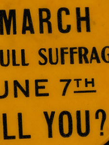 Woman Suffrage Badges And Pins