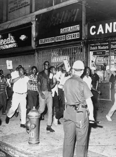 The Fatal Shooting Of Powell Stirred Negro Rioters To Race Through Harlem Streets Carrying Pictures Of Lt. Gilligan