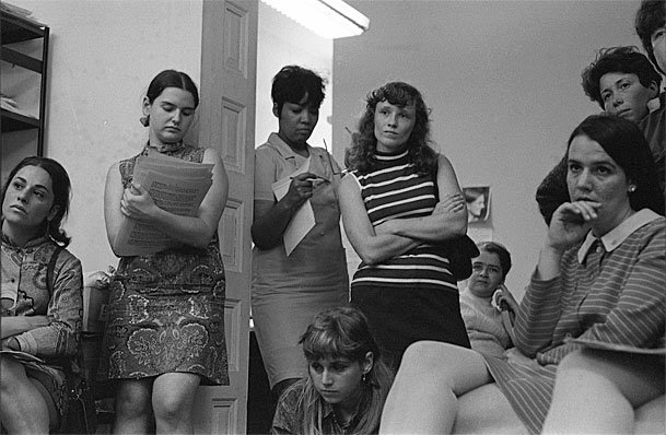 A New York Radical Women Meeting To Plan The 1968 Miss America Beauty Pageant Protest