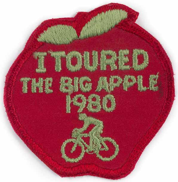  Fabric Patches Supporting American Youth Hostel And The New York Bike Marathon