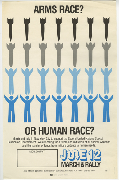 "Arms Race? Or Human Race?"